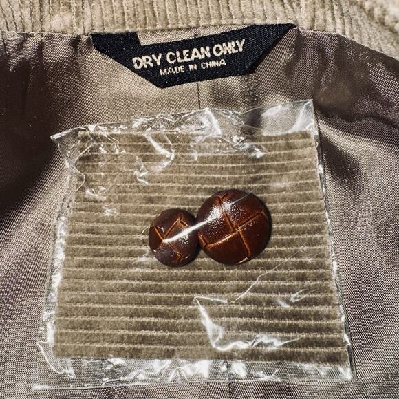 Lauren Ralph Lauren Blazer 42XL Camel Brown Tan Corduroy Suit Jacket Extra Tall - Picture 9 of 11